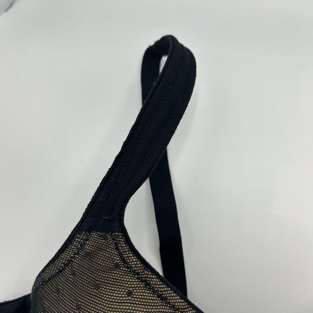 Soma Stunning Support Balconette Bra 38D Black Lace Underwire - Picture 12 of 16